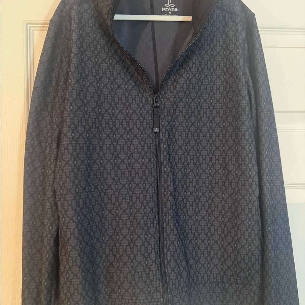 Prana Charcoal Full-Zip Jacket